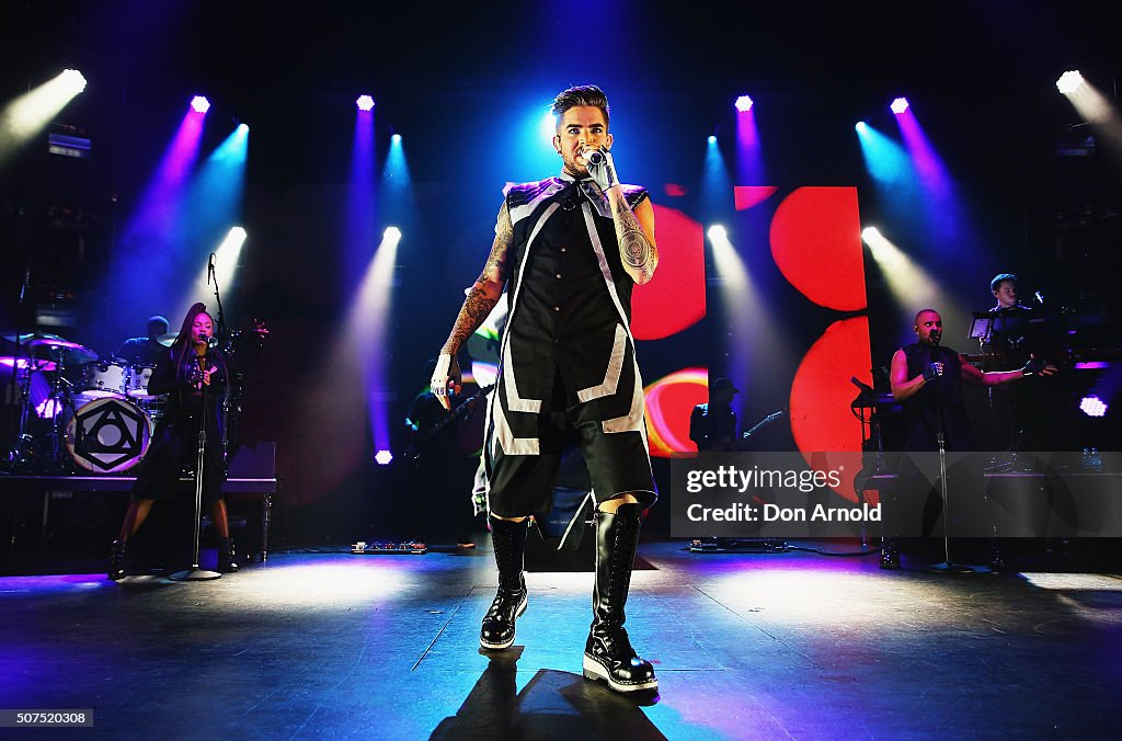 Adam Lambert Performs In Sydney