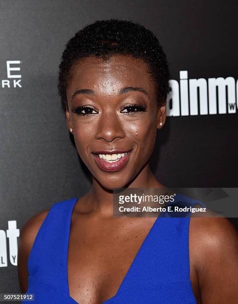 Actress Samira Wiley attends Entertainment Weekly's celebration honoring THe Screen Actors Guild presented by Maybeline at Chateau Marmont on January...