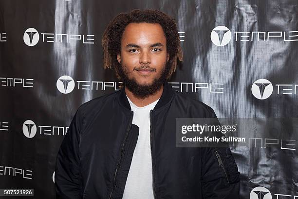 Connor Cruise arrives at Temple Nightclub on January 29, 2016 in San Francisco, California.