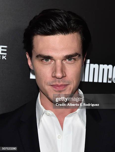 Actor Finn Wittrock attends Entertainment Weekly's celebration honoring THe Screen Actors Guild presented by Maybeline at Chateau Marmont on January...