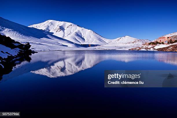 oukaimeden, atlas mountains morocco - toubkal stock pictures, royalty-free photos & images