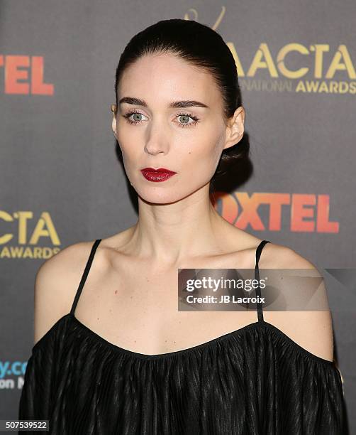 Actress Rooney Mara attends the 5th AACTA International Awards at Avalon Hollywood on January 29, 2016 in Los Angeles, California, United States.