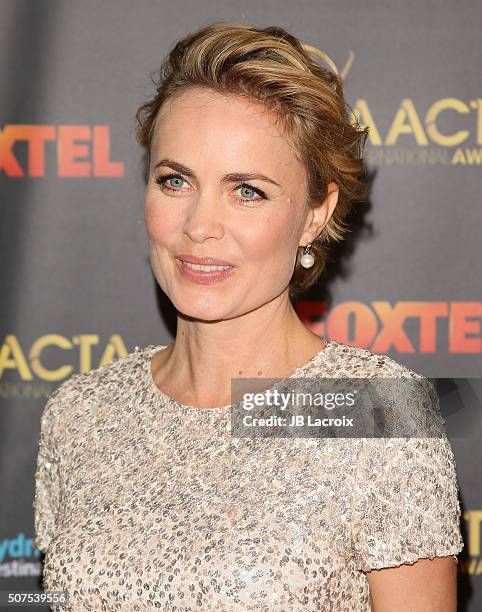 Actress Radha Mitchell attends the 5th AACTA International Awards at Avalon Hollywood on January 29, 2016 in Los Angeles, California, United States.