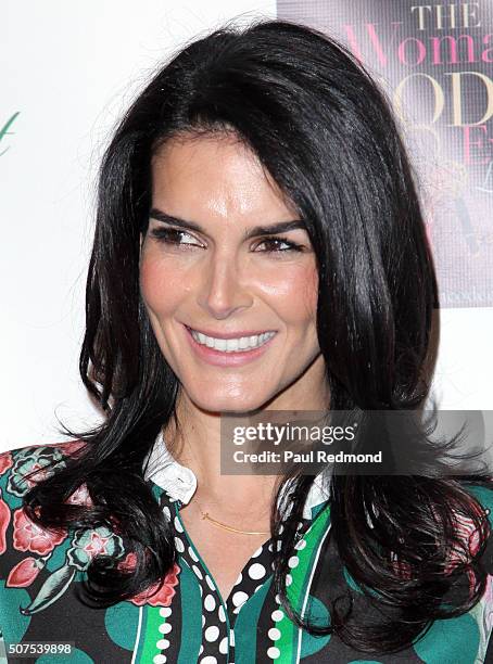 Actress Angie Harmon attends An Evening With Author Of "The Woman Code" Sophia A. Nelson hosted by Angie Harmon at City Club Los Angeles on January...