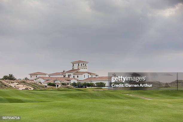 General view during the Abu Dhabi Invitational at Yas Links Golf Course on January 30, 2016 in Abu Dhabi, United Arab Emirates.