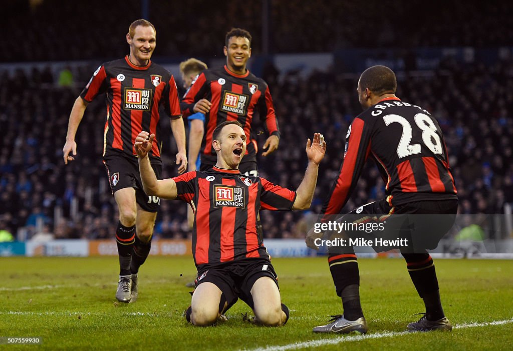 Portsmouth v AFC Bournemouth - The Emirates FA Cup Fourth Round