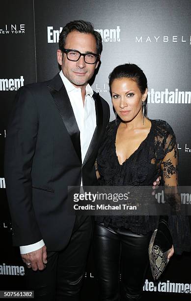 Lawrence Zarian and Jennifer Dorogi arrive at Entertainment Weekly's celebration honoring the 2016 SAG Awards nominees held at Chateau Marmont on...