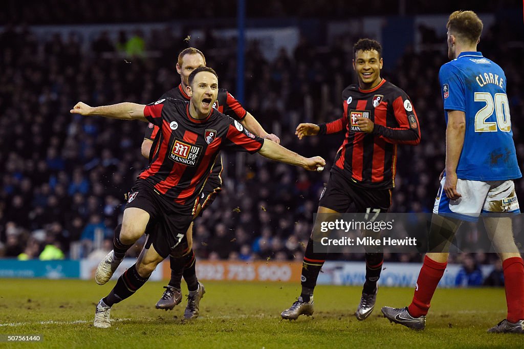 Portsmouth v AFC Bournemouth - The Emirates FA Cup Fourth Round