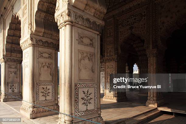 diwan-i-khas in red fort - red fort stock pictures, royalty-free photos & images