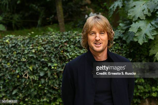 Owen Wilson attends the Photocall for the Fan Screening of the Paramount Pictures film 'Zoolander No. 2' at 'Hotel De Russie Garden' on January 30,...