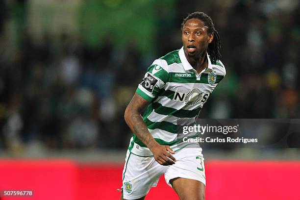 Sporting's defender Ruben Semedo during the match between Sporting CP and A Academica de Coimbra for the Portuguese Primeira Liga at Jose Alvalade...