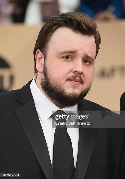 Actor John Bradley attends the 22nd Annual Screen Actors Guild Awards at The Shrine Auditorium on January 30, 2016 in Los Angeles, California.