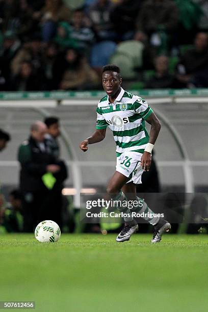 Sporting's forward Carlos Mane during the match between Sporting CP and A Academica de Coimbra for the Portuguese Primeira Liga at Jose Alvalade...