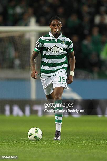 Sporting's defender Ruben Semedo during the match between Sporting CP and A Academica de Coimbra for the Portuguese Primeira Liga at Jose Alvalade...