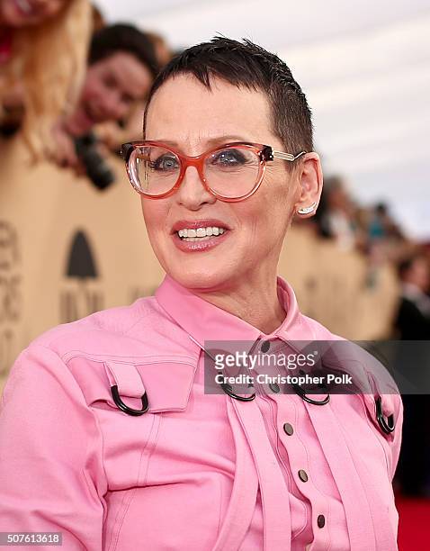 Actress Lori Petty attends The 22nd Annual Screen Actors Guild Awards at The Shrine Auditorium on January 30, 2016 in Los Angeles, California....