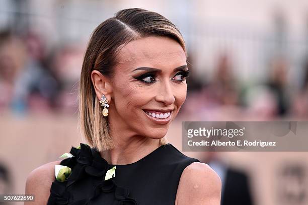 Personality Giuliana Rancic attends the 22nd Annual Screen Actors Guild Awards at The Shrine Auditorium on January 30, 2016 in Los Angeles,...