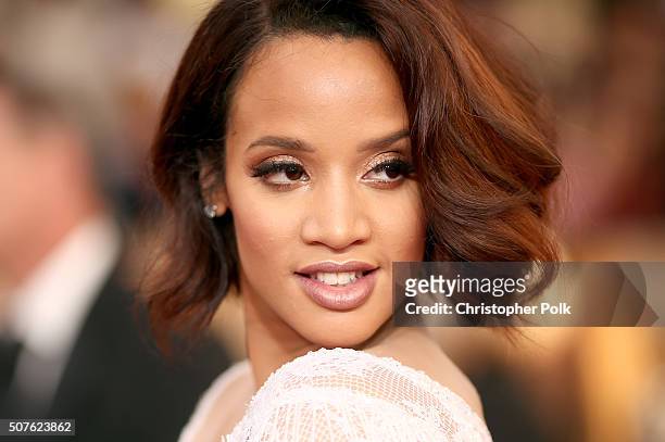 Actress Dascha Polanco attends The 22nd Annual Screen Actors Guild Awards at The Shrine Auditorium on January 30, 2016 in Los Angeles, California....