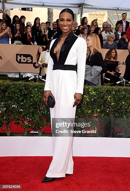 Actress Vicky Jeudy attends the 22nd Annual Screen Actors Guild Awards at The Shrine Auditorium on January 30, 2016 in Los Angeles, California.