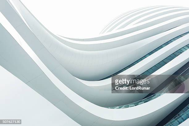 galaxy soho, beijing - architecture stock pictures, royalty-free photos & images