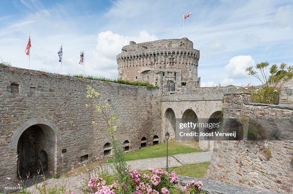 Dinan City outer wall and tower