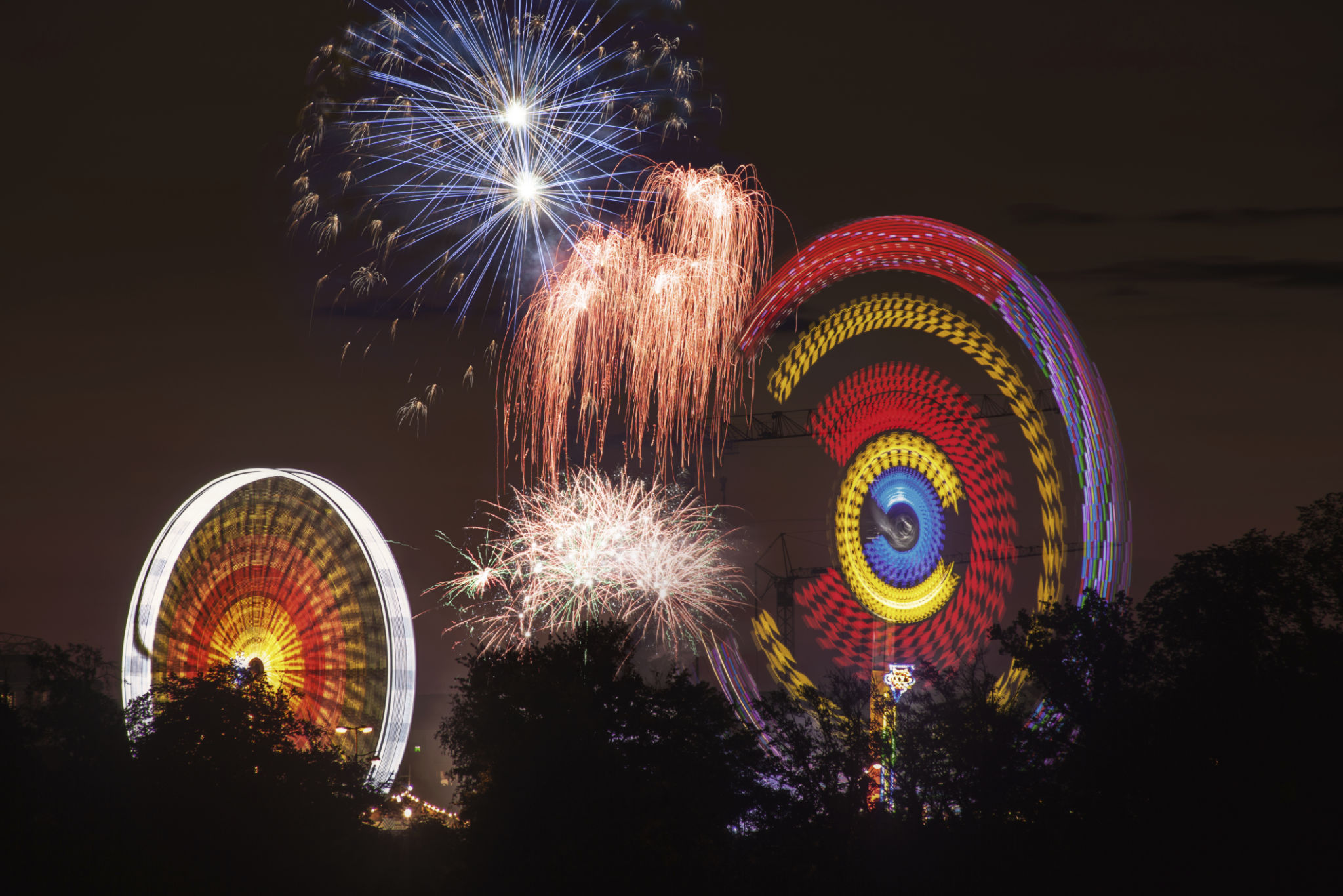 theme park fireworks
