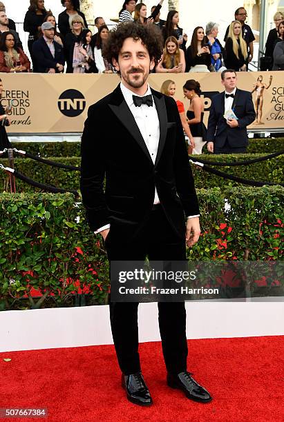 Actor Adam Shapiro attends the 22nd Annual Screen Actors Guild Awards at The Shrine Auditorium on January 30, 2016 in Los Angeles, California.