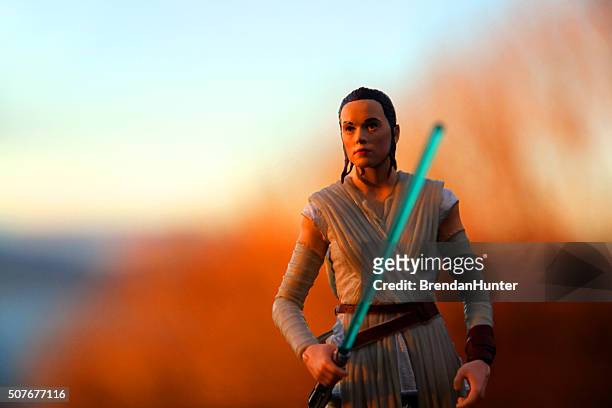 rey at sunset - jedi stock pictures, royalty-free photos & images