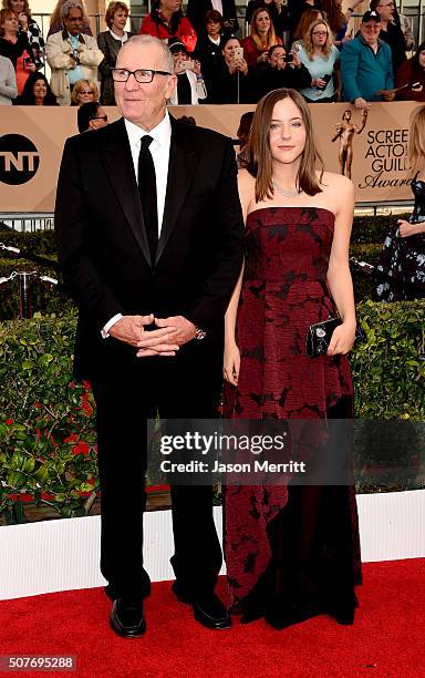 Actor Ed O'Neill and Sophia O'Neill attend The 22nd Annual Screen Actors Guild Awards at The Shrine Auditorium on January 30, 2016 in Los Angeles,...