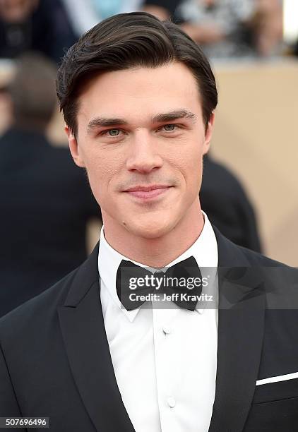 Actor Finn Wittrock attends the 22nd Annual Screen Actors Guild Awards at The Shrine Auditorium on January 30, 2016 in Los Angeles, California.