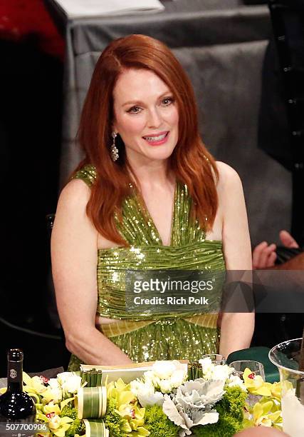 Actor Julianne Moore, attends The 22nd Annual Screen Actors Guild Awards at The Shrine Auditorium on January 30, 2016 in Los Angeles, California....