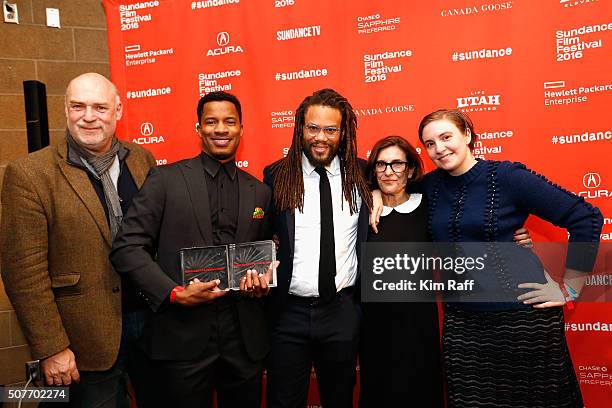 Mark Adams, director Nate Parker, winner Audience Award: U.S. Dramatic and U.S. Grand Jury Prize: Dramatic for 'The Birth of a Nation', Franklin...