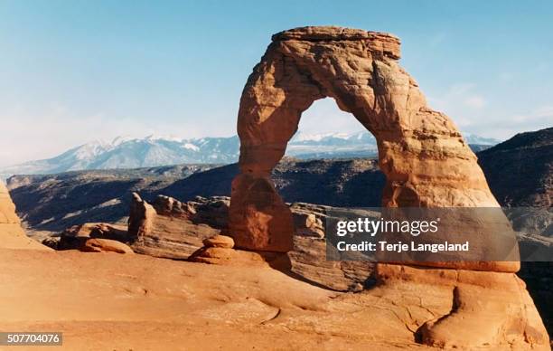 delicate arch, utah - delicate arch stock pictures, royalty-free photos & images