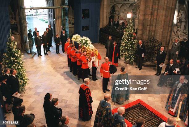 Funeral of Diana, Princess of Wales, at Westminster Abbey.