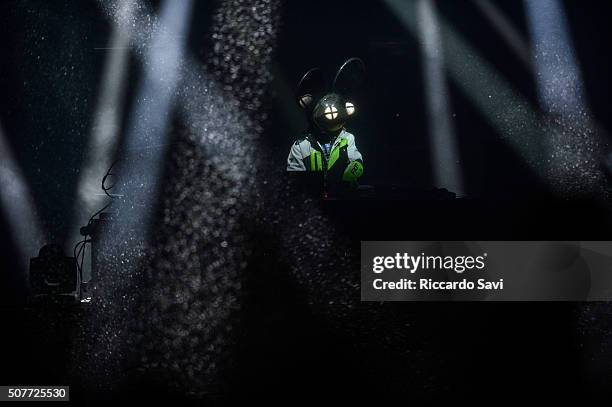 Deadmau5 performs at X Games Aspen 2016 on January 30, 2016 in Aspen, Colorado.