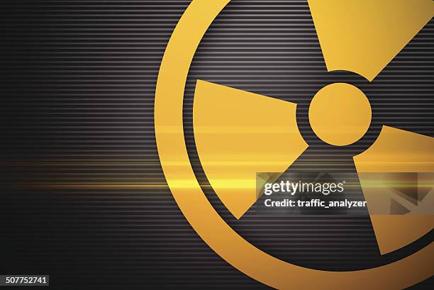 radioaktive verseuchung-symbol - radioactive wallpaper stock-grafiken, -clipart, -cartoons und -symbole