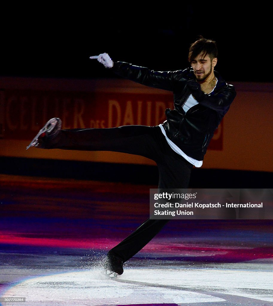 Ivan Righini Ivan Righini of Italy performs during the Gala Exhibition during day ...