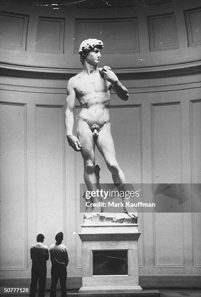 Michelangelo's sculpture of David.