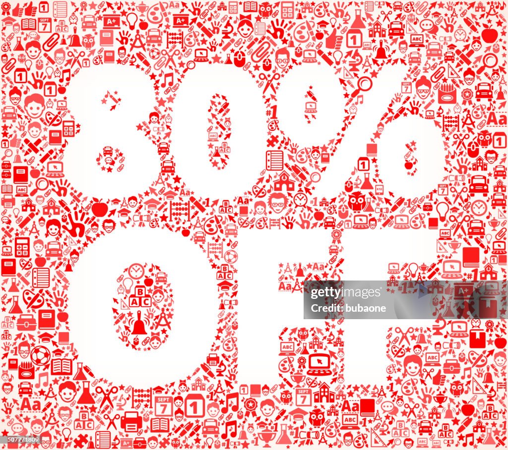 80% Off on educational royalty free vector art Pattern