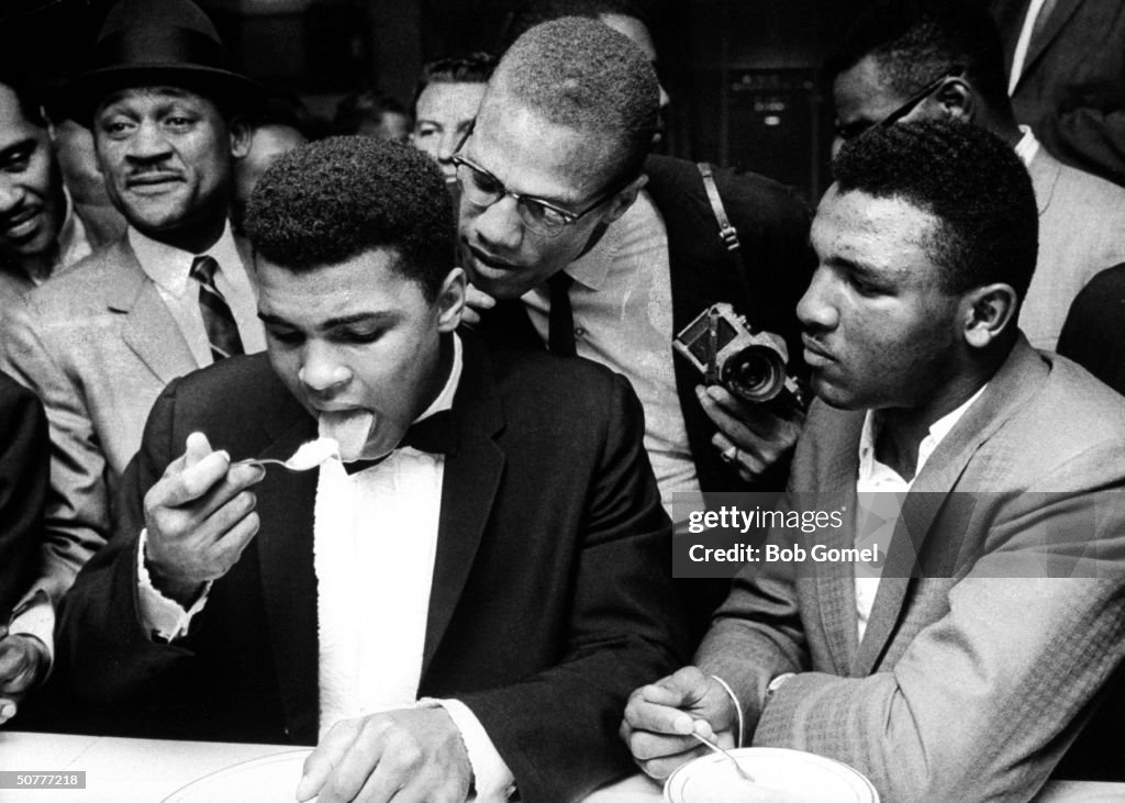 Cassius Clay And Malcolm X