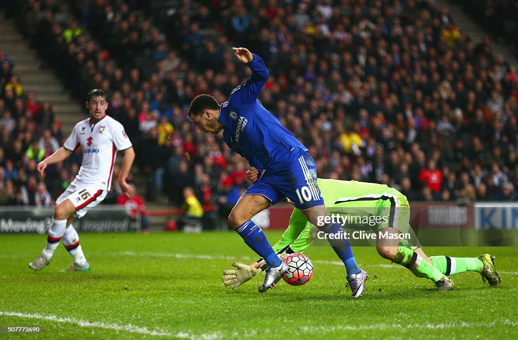 Milton Keynes Dons v Chelsea - The Emirates FA Cup Fourth Round