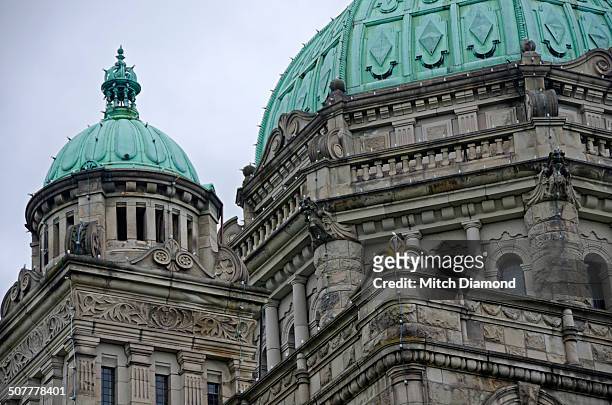 victoria's parliment building - british columbia legislature stock pictures, royalty-free photos & images