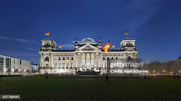 Panorama, German Reichstag Building, Charlottenburg, Berlin, Germany.