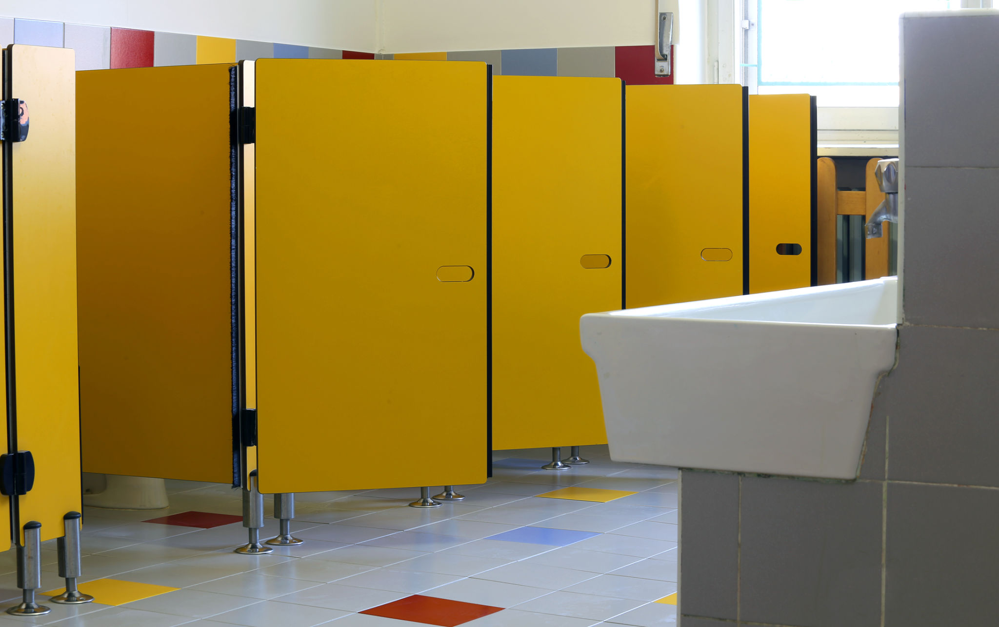 school restroom