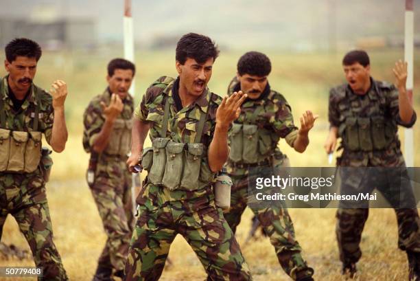 Kurdish special operations peshmerga training for the day they will fight Iraqi forces. The Kurds are located within the northern area of Iraq...
