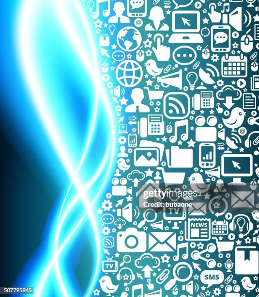modern technology & communication background collection - talking to camera background stock illustrations