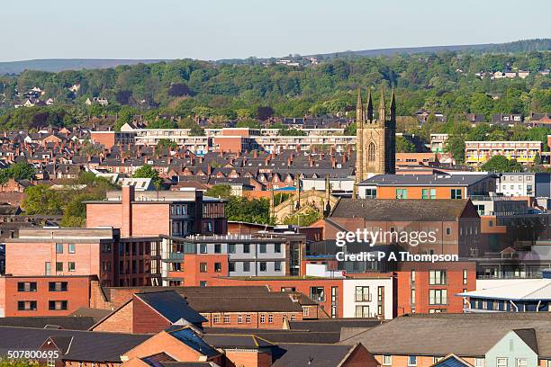 sheffield city skyline - sheffield cityscape stock pictures, royalty-free photos & images
