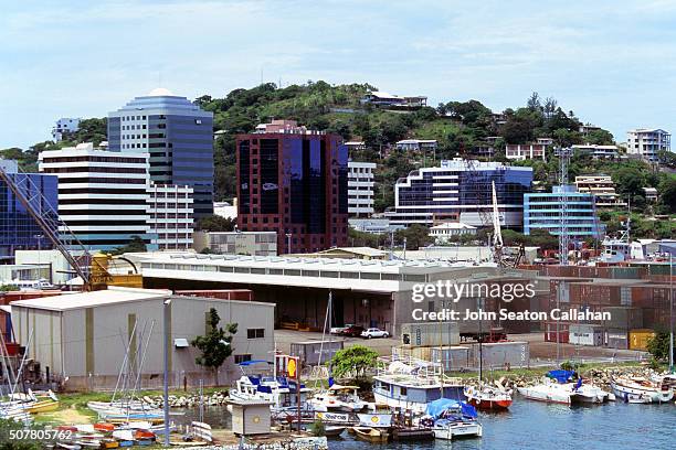 port moresby, downtown - papua stock pictures, royalty-free photos & images