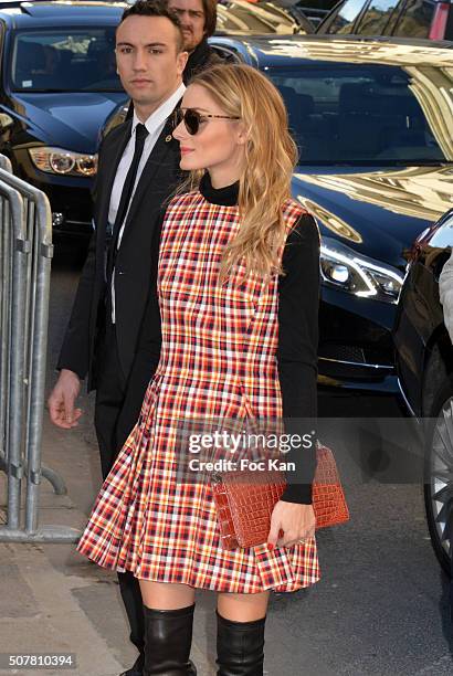 Olivia Palermo attends the Christian Dior Haute Couture Spring Summer 2016 show as part of Paris Fashion Week on January 25, 2016 in Paris, France.