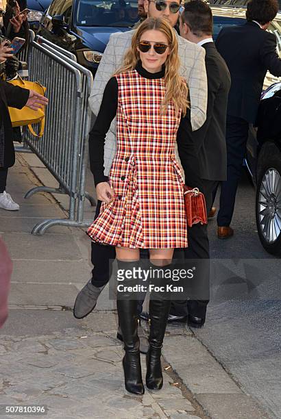 Olivia Palermo attends the Christian Dior Haute Couture Spring Summer 2016 show as part of Paris Fashion Week on January 25, 2016 in Paris, France.