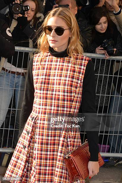 Olivia Palermo attends the Christian Dior Haute Couture Spring Summer 2016 show as part of Paris Fashion Week on January 25, 2016 in Paris, France.